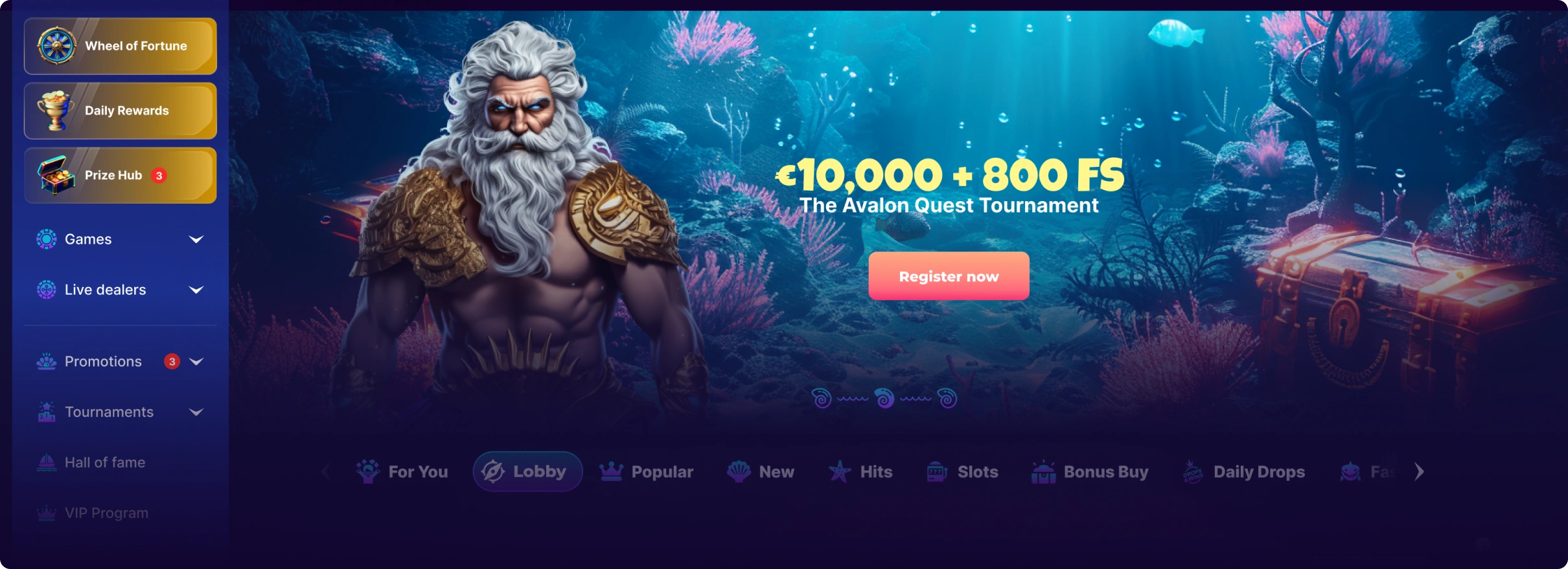 Tornei Triton Slots